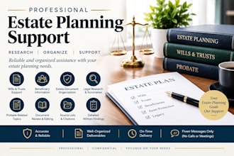 provide estate planning support
