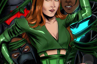 make a comic book cover for you