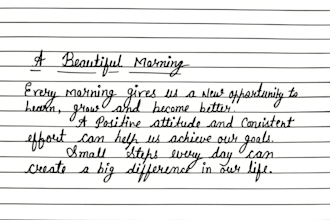 write custom handwritten letters, notes, and quotes in neat cursive