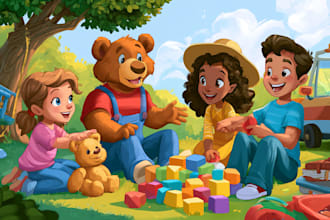 design child book  children story book illustration
