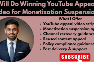 do winning youtube appeal video for monetization suspension