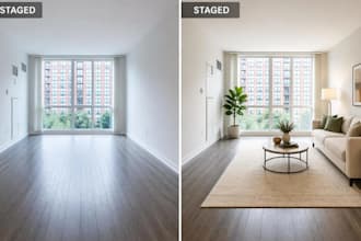 transform empty rooms with realistic virtual home staging and interior decor