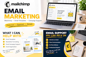 help with email marketing, email campaigns and newsletters