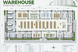 design agricultural warehouse floor plans industrial cad blueprint package