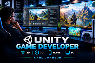 design your unity game environment,  2d unity game