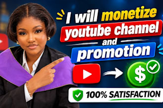complete youtube channel monetization promotion