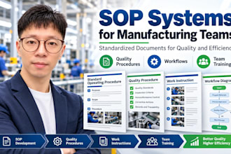 create sop work instructions and troubleshooting guides