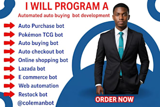 build pokemon, auto purchase bot, shopping bot, checkout bot, auto buying bot