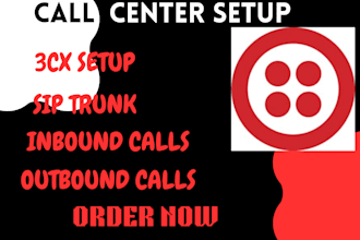 setup sip trunk, did number, 3cx voip for inbound and outbound calls