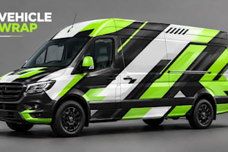 design vehicle wrap, van wrap, car wrap, truck wrap, trailer wrap fleet graphics