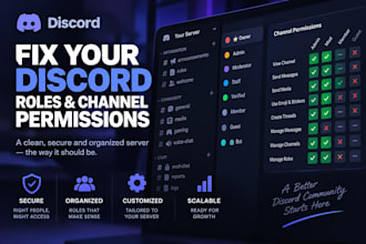 fix your discord roles and channel permissions