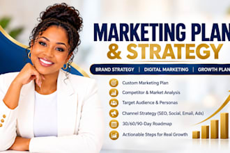 create a marketing plan, digital marketing strategy and brand strategy