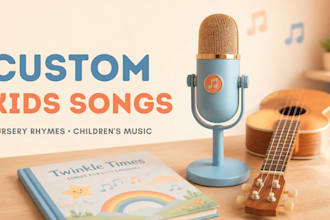 sing custom kids songs nursery rthymes educational lullaby children music