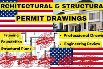 architectural drawing engineer stamp structural engineer drawing for wa in ca MD
