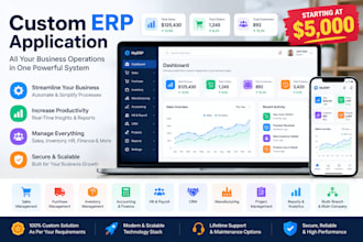 develop asp net erp application for you