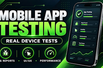 test app with 12 testers, website testing