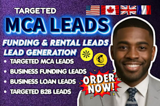 generate mca leads, business loan leads and b2b leads