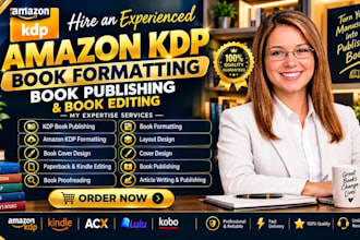 book editing and copy editing book proofreading and formatting for amazon KDP