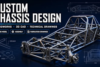 design a custom chassis from scratch using solidworks