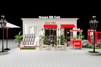do 3d exhibition stand, trade show booth, and event design