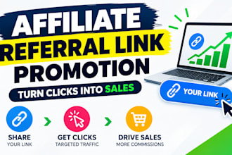do affiliate referral link promotion, turn clicks into sales affiliate referral