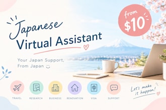 be your japanese virtual assistant in japan