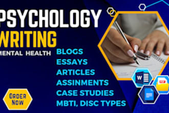 do psychology, social science, health science, sociology, and literature