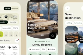 make travel affiliate website with android and ios app