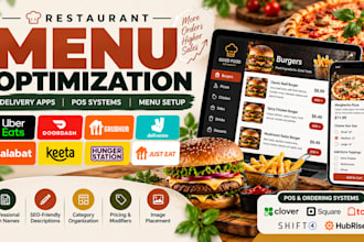 optimize your restaurant menu for delivery apps ubereats doordash and pos system