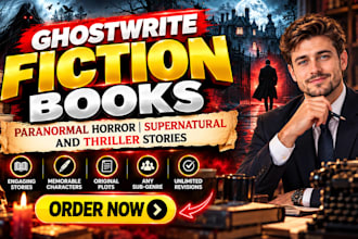ghostwrite paranormal horror supernatural thriller stories fiction books