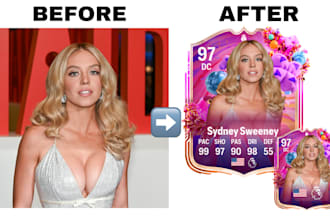 create a custom ea fc card with your photo