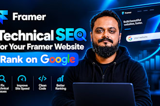 do framer technical SEO to rank your website on google