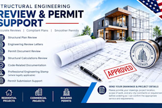 provide structural engineering review letter and stamp for permit plans, florida
