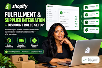 setup shopify order fulfillment supplier integration shopify discount rules