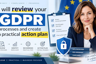 review your gdpr processes and create a practical action plan