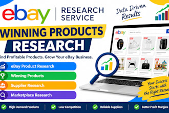 ebay product research winning products supplier research marketplace research