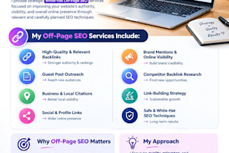 professional off page SEO link building and backlinks