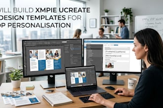 build xmpie ucreate indesign templates for vdp personalisation or customisation