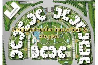 draw 2d site plan, master plan, 2d drafting, landscape plan, property maps