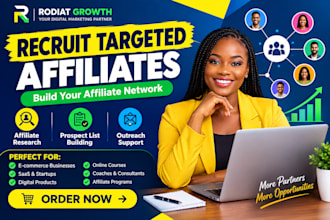 recruit targeted affiliates to grow your affiliate program