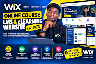 online course,lms,elearning course platform,membership,student portal wixwebsite