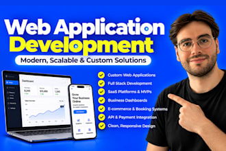 build web application, ai web app creation, ai sotfware as full stack developer