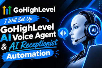 setup gohighlevel ai voice agent, ghl ai receptionist gohighlevel automation