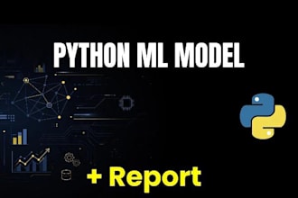 train ml model in python, classification and prediction with report