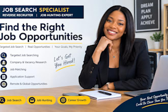 find targeted jobs and provide professional job search