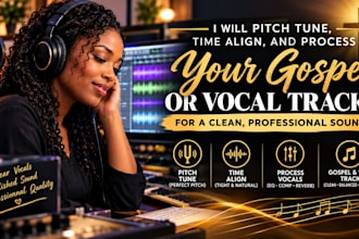 pitch tune align, and process your gospel or vocal tracks