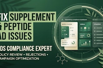 resolve ads rejection issues for peptides ads, marijuana, smoke weeds, cbd thc