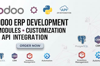 do odoo module development, website design, odoo customization and integration
