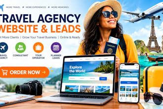 generate travel agency, consultant, tour operator, planner leads and website
