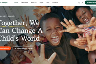design squarespace nonprofit website charity donation fundraising website
